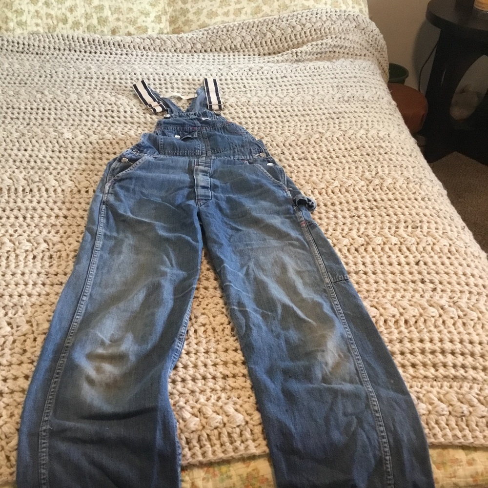 Rare vintage Madewell bib overalls of Bedford Mass.
